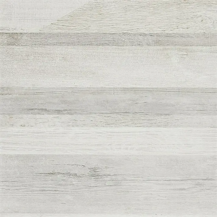 BHS Showroom Pavimento porcelánico Wowood - 60 x 60 cm, Blanco, Rectificado, Estilo madera - Primer plano