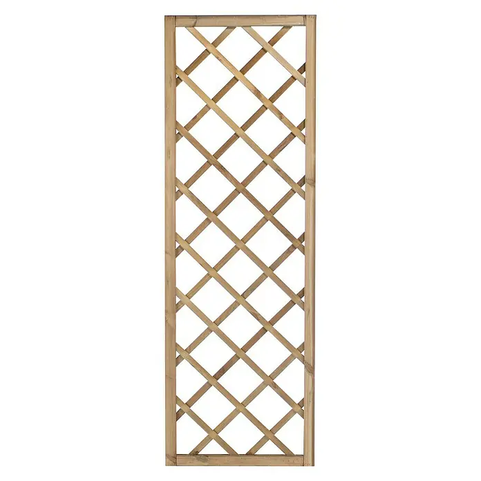 Forest-Style Celosía de madera Soprano - An x Al: 60 x 180 cm, Natural - Vista frontal