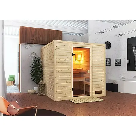 Karibu  Massivholzsauna Jara