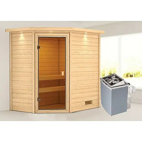Karibu  Massivholzsauna Jella