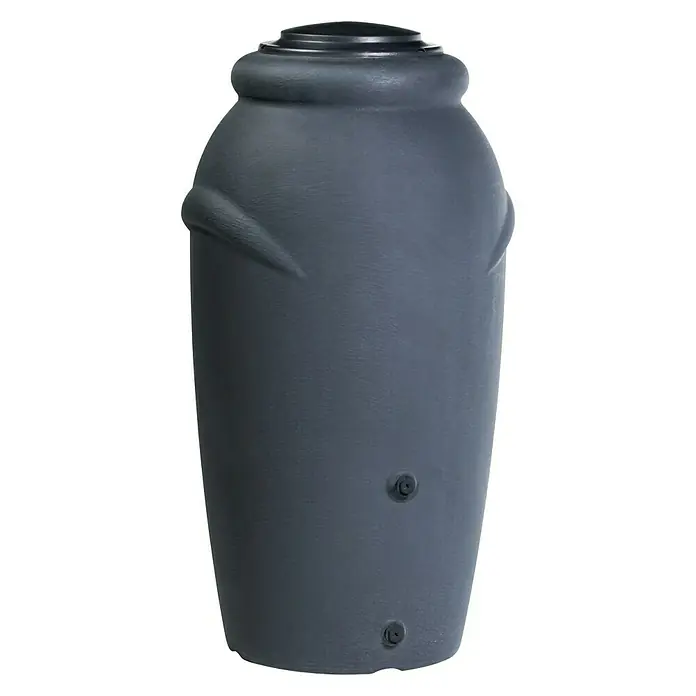 Regentonne Aquacan Baby - 210 l, Anthrazit - Rechte Seitenansicht