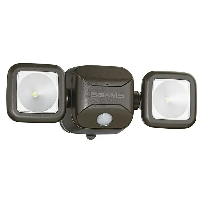 Mr. Beams LED reflektor - Smeđe boje, D x Š x V: 25,5 x 10,5 x 8,5 cm - Pogled sprijeda