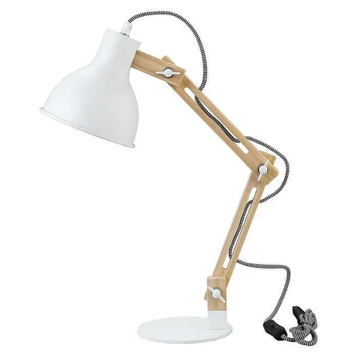 Tween Light Tischleuchte Wood - 40 W, L x B x H: 21 x 15,5 x 52 cm, Braun, E27 - Linke Seitenansicht