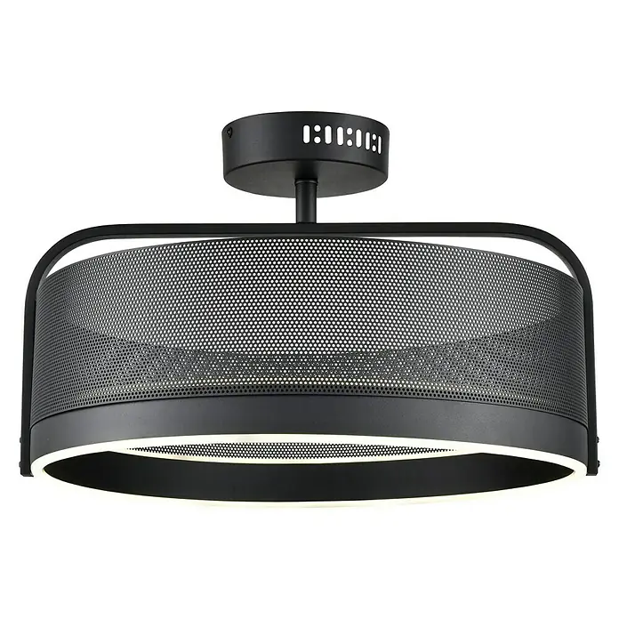 Tween Light Pendelleuchte Metallo - 24 W, Schwarz - Vorderansicht