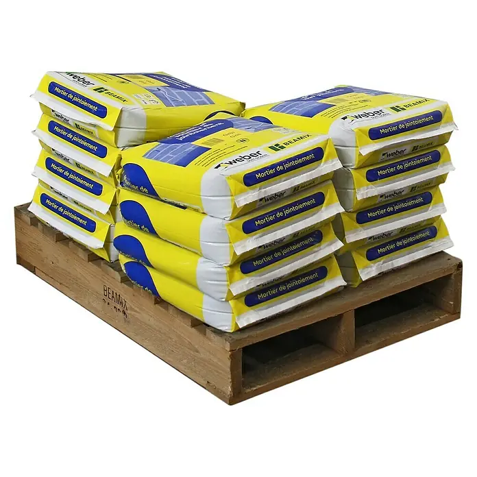 SG Weber Beamix Voegmortel - 15 kg, Lichtgrijs - Diagonaal zicht