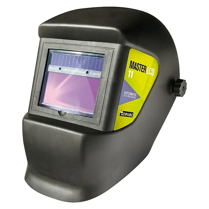Gys Maska za zavarivanje LCD Master 11 - Dimenzije okvira prozora za gledanje: 100 x 49 mm, Stupanj zaštite: 3/11 - Dijagonalni pogled