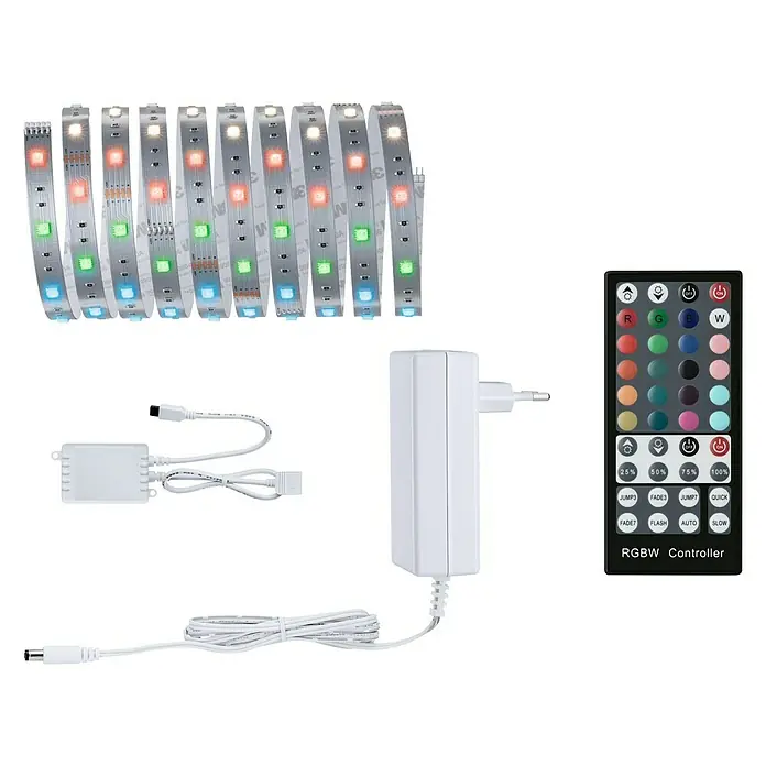 Paulmann MaxLED LED-Band 250 RGBW Basisset - 3 m, 20 W - Diagonale Ansicht