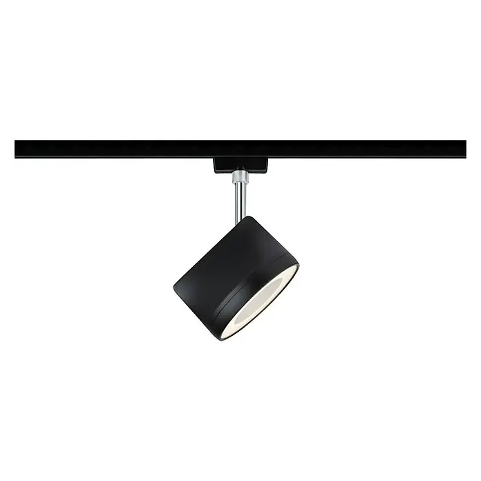 Paulmann URail LED-Spot Arena - Schwarz, Chrom, 14 W - Rechte Seitenansicht