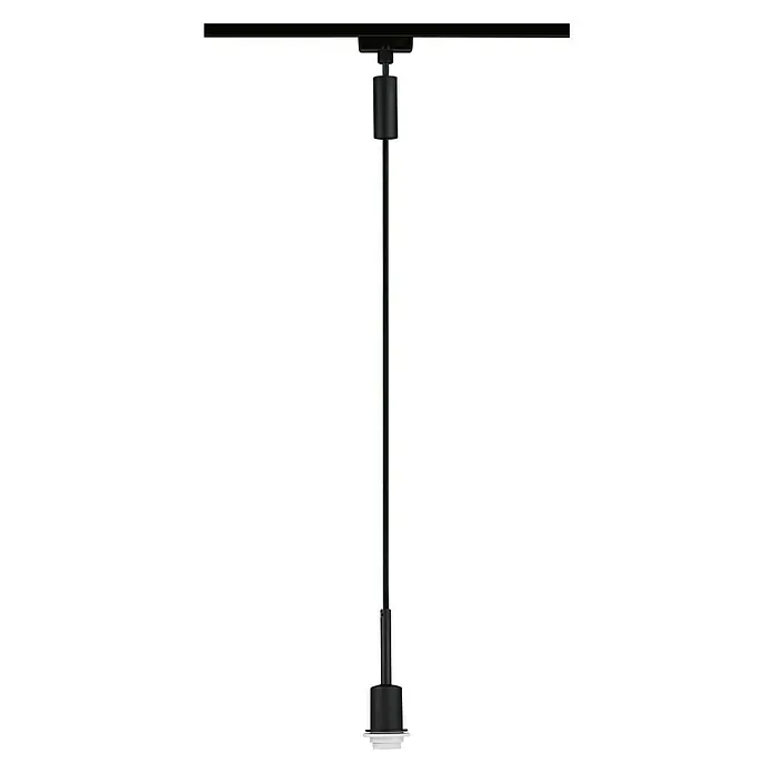Paulmann URail Pendelleuchte DecoSystems - 20 W, Schwarz, Höhe: 135 cm - Vorderansicht