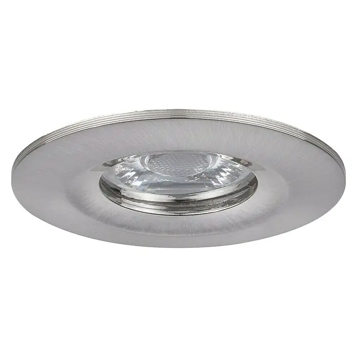 Paulmann LED-Einbauleuchte rund Nova Mini - 4 W, Eisen gebürstet, Warmweiß, Leuchtenkopf beweglich - Ansicht von unten