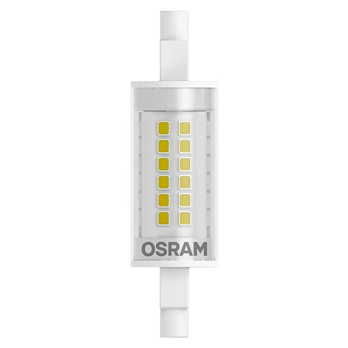 Osram LED-Leuchtmittel Slim Line R7s - R7s, 6 W, T20, 806 lm - Vorderansicht