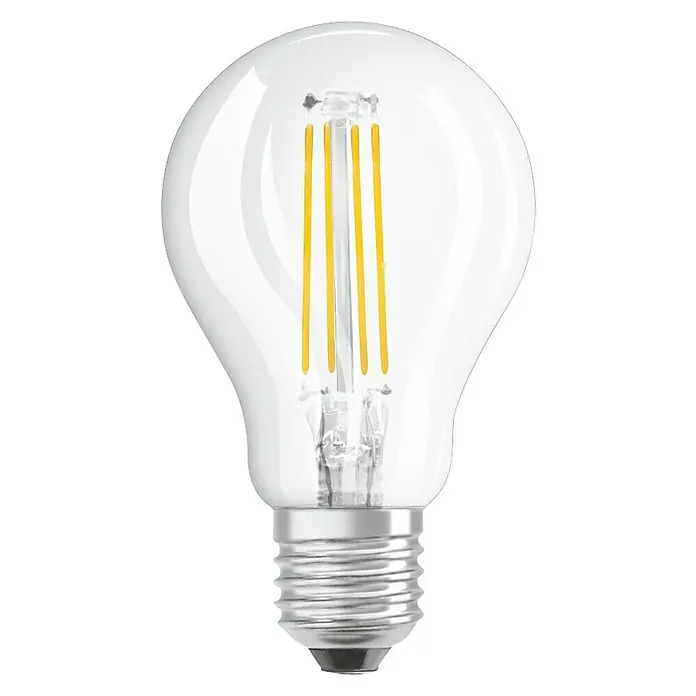 Osram Retrofit LED-Leuchtmittel Classic P - E27, 4,5 W, P45, 470 lm, Klar - Vorderansicht