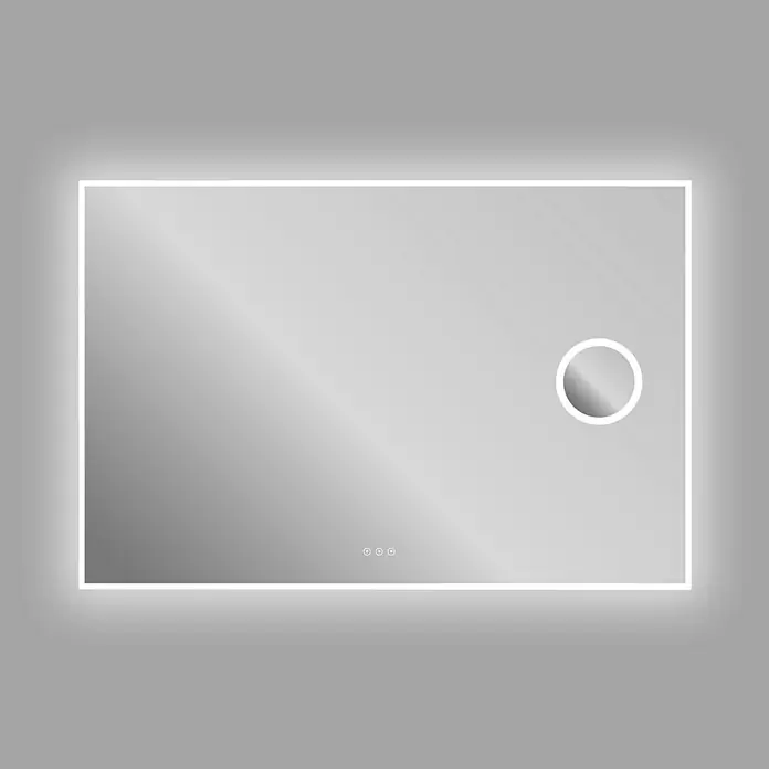 Espejo con luz LED Shira - 120 x 80 cm, Espejo de aumento, Cambio de color - Foto ambiente