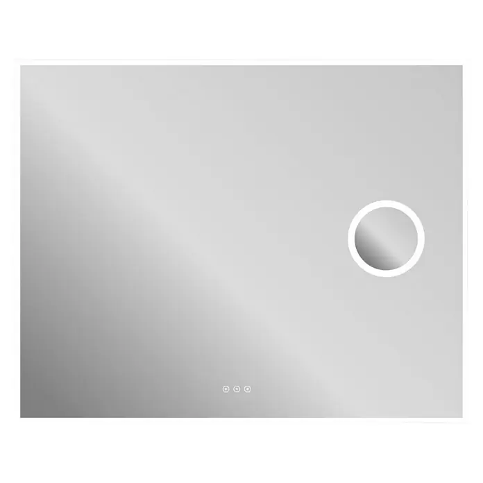 Espejo con luz LED Shira - 100 x 80 cm, Espejo de aumento, Cambio de color - Vista frontal