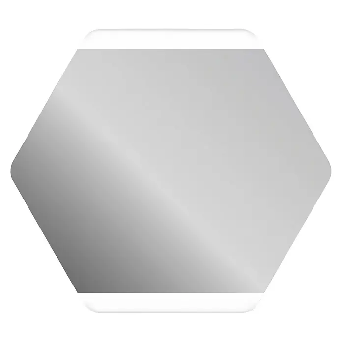 Espejo con luz LED Helix - An x Al: 80 x 70 cm - Vista frontal