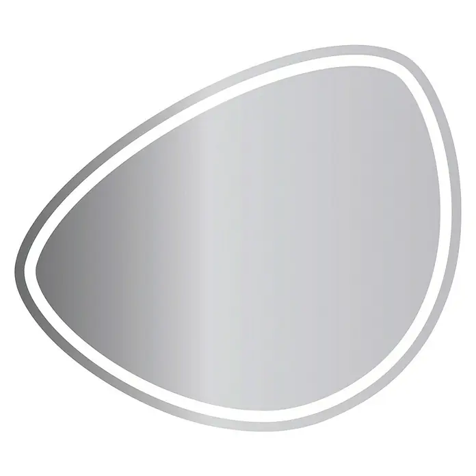 Espejo con luz LED Stone - An x Al: 80 x 60 cm - Vista frontal