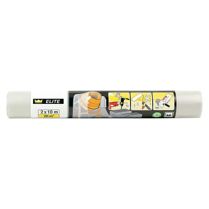 Bauplane Elite - L x B: 2 x 10 m - Vorderansicht