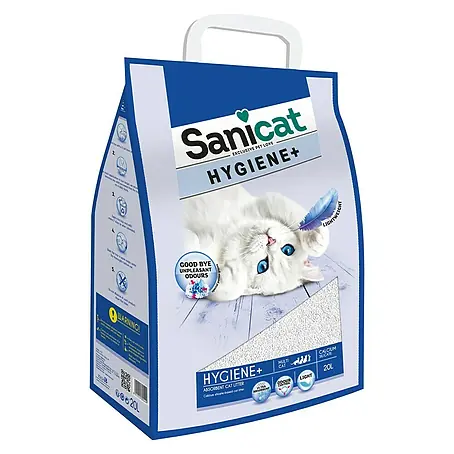 Sanicat  Kattenbakvulling hygiene+ wit