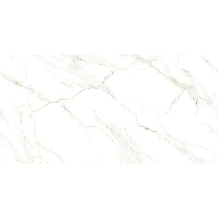 BHS Showroom Revestimiento cerámico Elegant Base - 30 x 90 cm, Blanco, Marmolado - Primer plano