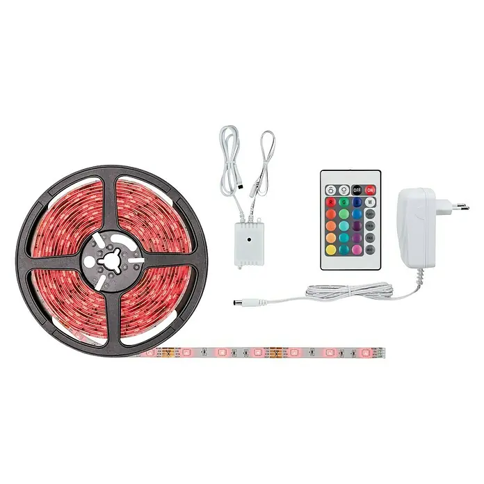 Paulmann LED traka SimpLED Osnovni set - 5 m, Boja svjetla: RGB, 20 W - Pogled sprijeda