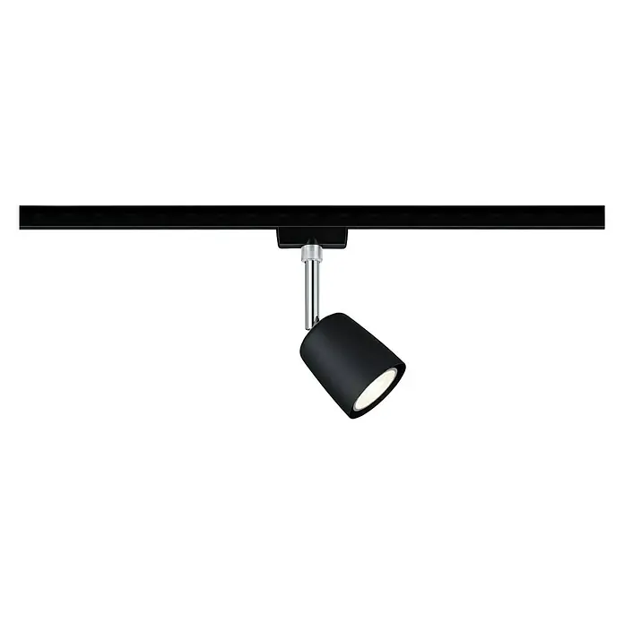 Paulmann URail LED-Spot Cover - 10 W, Schwarz, Chrom, GU10 - Linke Seitenansicht