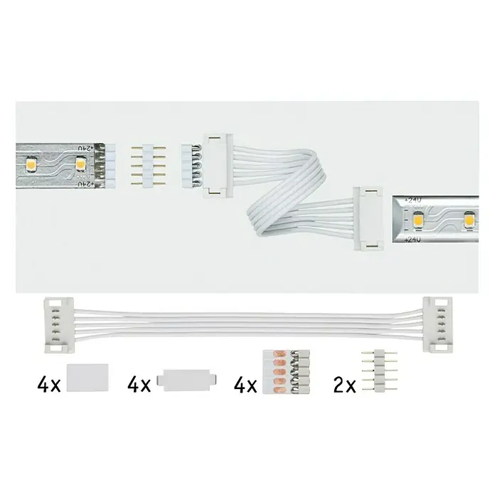Paulmann MaxLED Verbinder-Set - 2 Stk. - Vorderansicht