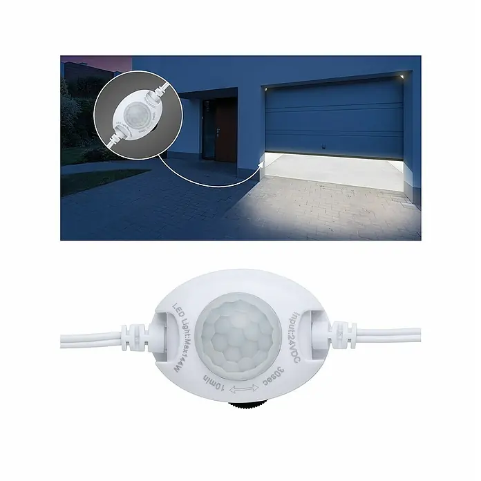 Paulmann MaxLED Bewegungsmelder Night - Weiß, 144 W - Detailaufnahme