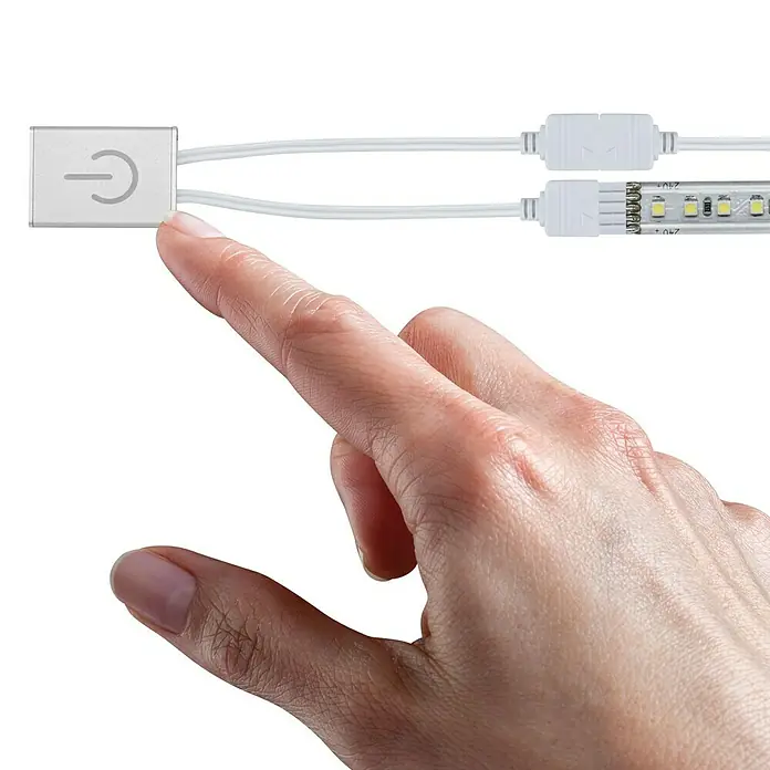 Paulmann MaxLED Dimm- & Schaltcontroller Touch Switch - Silber, 144 W - Detailaufnahme