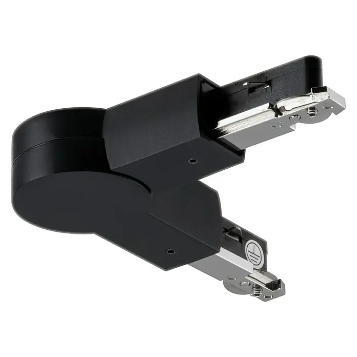 Paulmann URail Gelenkverbinder - Schwarz, L x B x H: 157 x 36 x 18 mm - Detailaufnahme