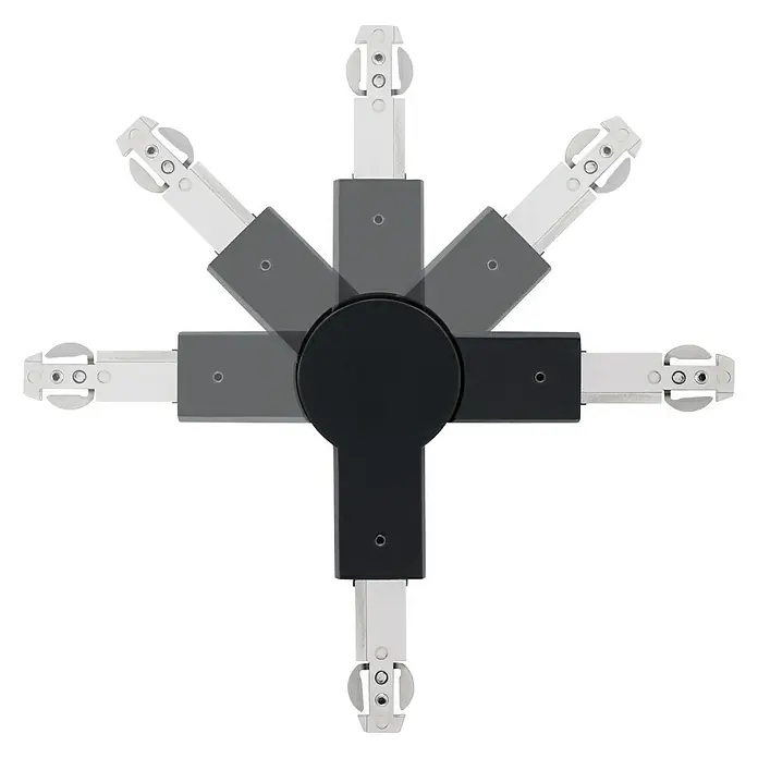 Paulmann URail Gelenkverbinder - Schwarz, L x B x H: 157 x 36 x 18 mm - Detailaufnahme