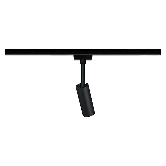 Paulmann URail LED-Spot Tubo - 5 W, L x B x H: 10,5 x 4,2 x 19,6 cm, Schwarz - Rückansicht