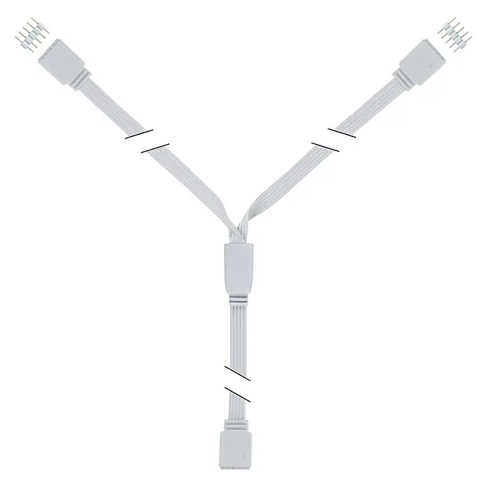 Paulmann MaxLED Y-verdeler - l x b x h: 30 x 12 x 7 mm, Wit - Close-up