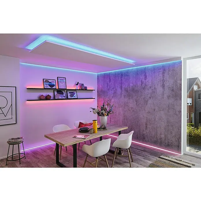 Paulmann MaxLED LED-Band 250 RGBW - 1 m, RGBW, 7 W, IP44 - Stimmungsaufnahme