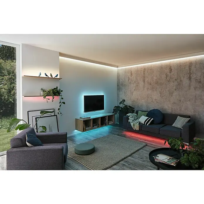 Paulmann MaxLED LED-Band 250 Basisset RGBW Protecting Cover - Länge: 3 m, 20 W - Stimmungsaufnahme