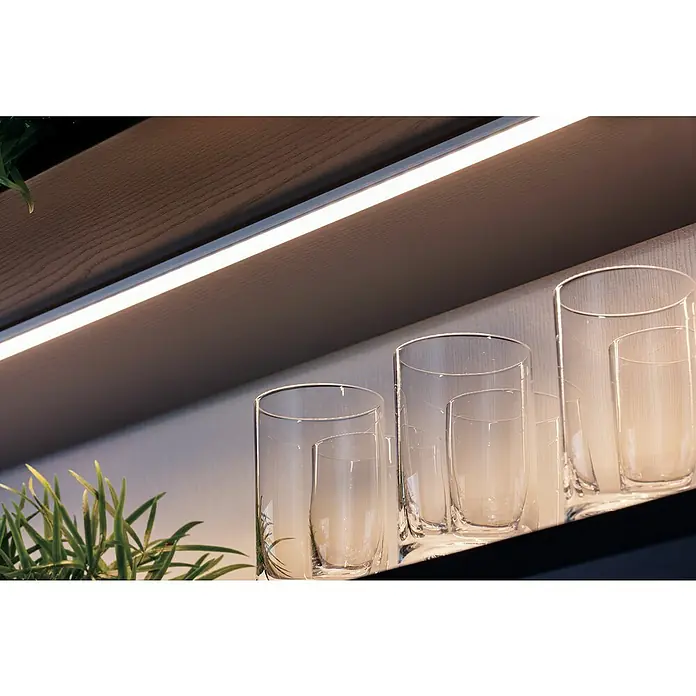 Paulmann Profil Diffusor - Länge: 100 cm, Aluminium - Stimmungsaufnahme