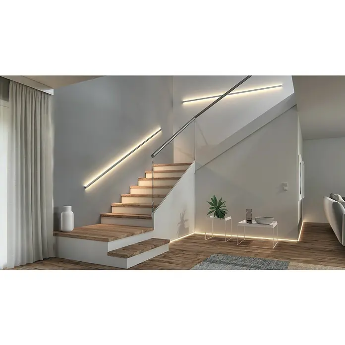 Paulmann Profil Duo - Länge: 200 cm, Aluminium - Stimmungsaufnahme