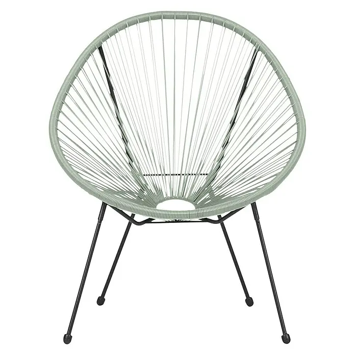 Gartensessel Relax - L x B x H: 73 x 76 x 89 cm, Kunststoff, Desert Sage - Vorderansicht