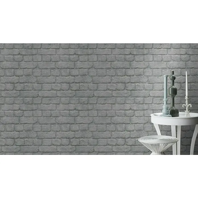 Rasch Kids & Teens III Papiertapete Stein - Silber, Steinoptik, 10,05 x 0,53 m - Stimmungsaufnahme