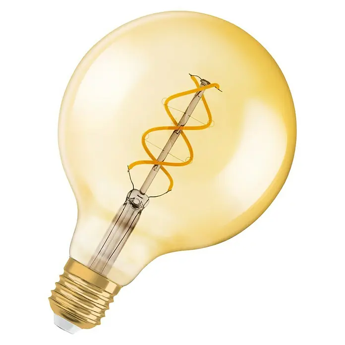 Osram Vintage 1906 LED žarulja - E27, 4,5 W, G125, 250 lm, Može se prigušiti - Pogled sprijeda