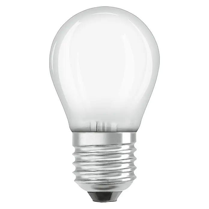 Osram Retrofit Bombilla LED Classic P - E27, 4 W, P45, 470 lm - Vista frontal