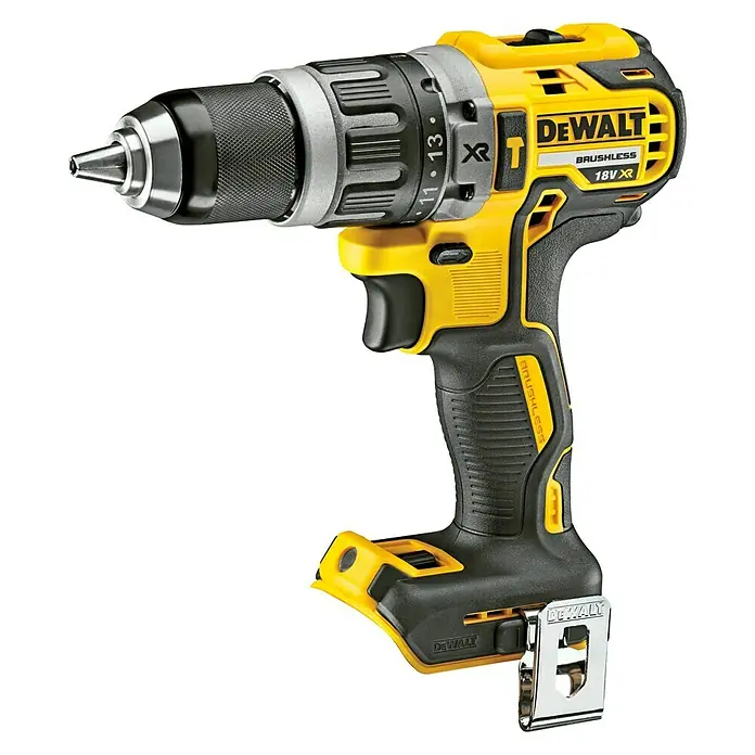 Dewalt XR Akku-Schlagbohrschrauber DCD796NT - 18 V, Ohne Akku, Leerlaufdrehzahl: 0 U/min - 2.000 U/min - Linke Seitenansicht
