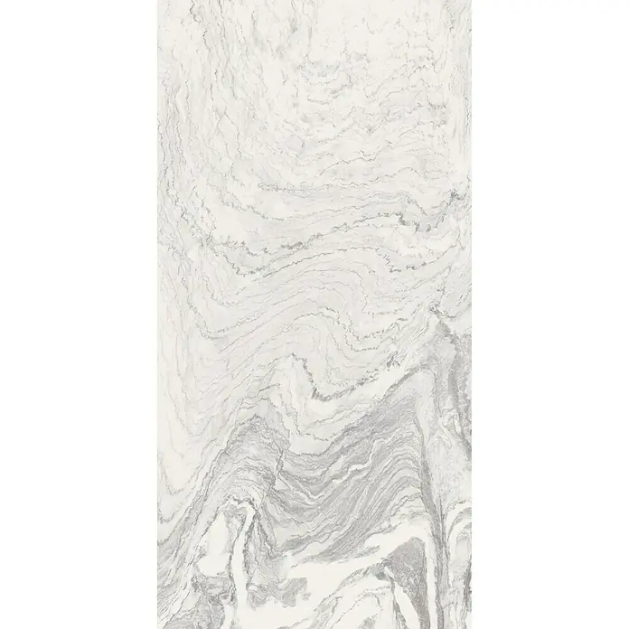 Azteca Feinsteinzeugfliese Domino - B x L: 60 x 120 cm, Weiß, Semipoliert - Ansicht von oben