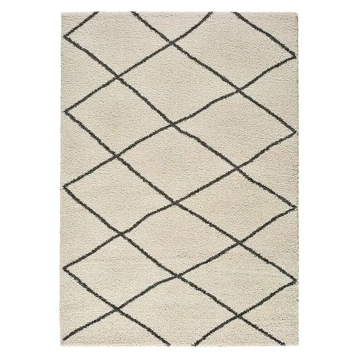 Alfombra Atlas - Blanco, 150 x 80 cm, 100 % polipropileno - Vista descendente