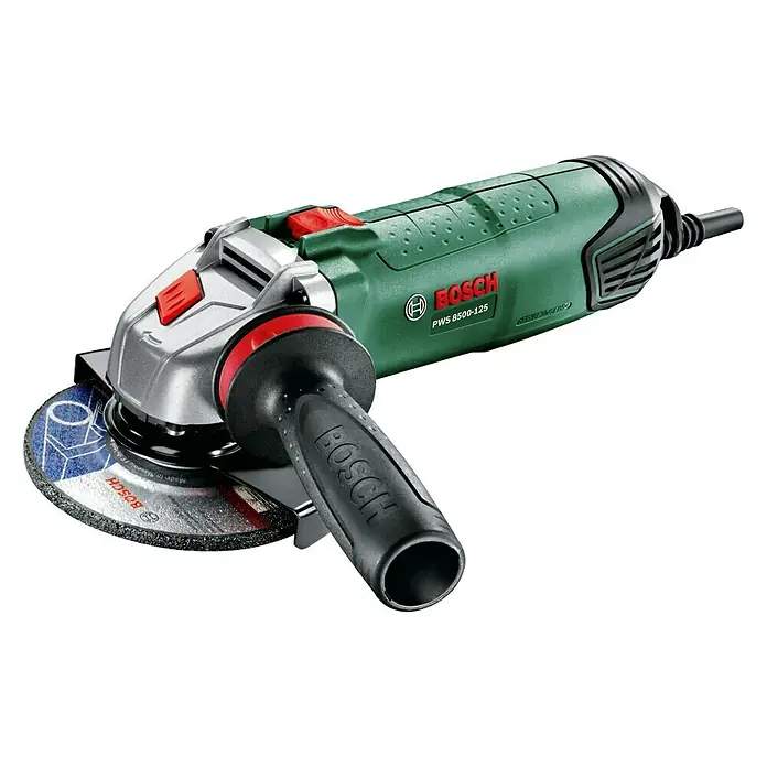 Bosch Winkelschleifer PWS 8500-125 - 850 W, Durchmesser Scheibe: 125 mm, Leerlaufdrehzahl: 12.000 U/min - Rechte Seitenansicht
