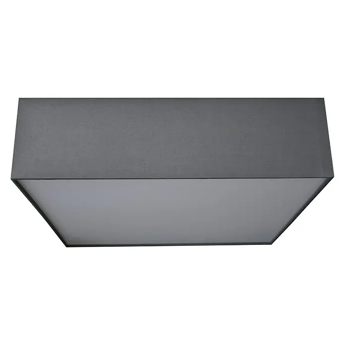 Tween Light Deckenleuchte Tessile - 60 W, L x B x H: 40 x 40 x 11 cm, Grau, E27 - Ansicht von unten