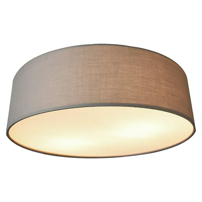 Tween Light Deckenleuchte rund Tessile - 60 W, Ø x H: 40 x 11 cm, Taupe, E27 - Ansicht von unten