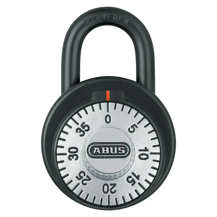 Abus Candado con combinación 78KC/50 - An x Al: 50 x 76 mm, Acero, Número de dígitos en combinación: 3 ud. - Vista frontal