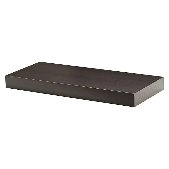 Dolle Estante flotante Big Boy - L x An x Al: 44,5 x 25 x 5 cm, Marrón, Carga soportada: 30 kg - Vista de perfil derecho