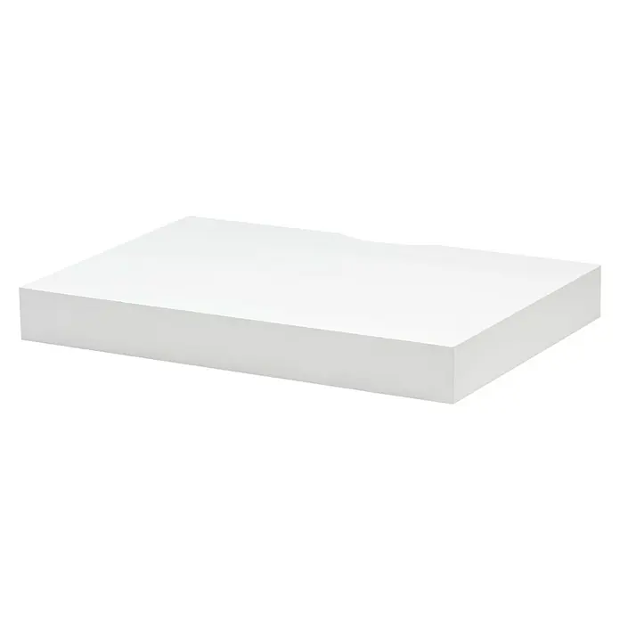 Dolle Wandboard Big Boy Media - L x B x H: 44,5 x 30 x 5 cm, Belastbarkeit: 30 kg, Weiß - Rechte Seitenansicht