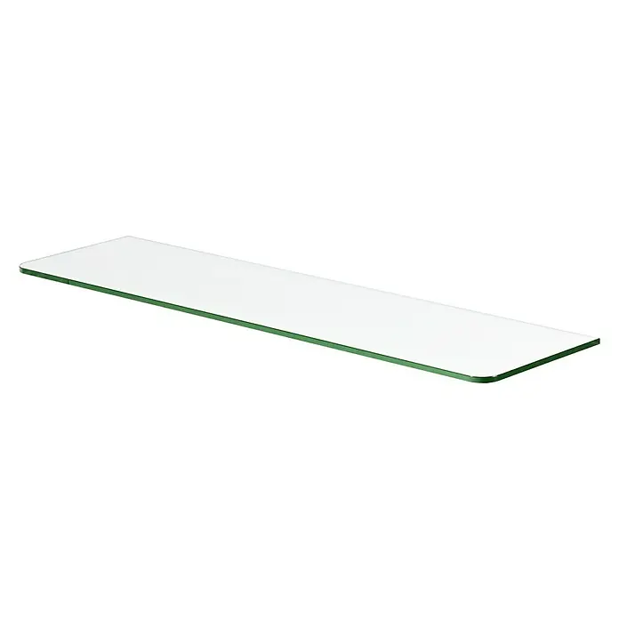 Dolle Glasboden Standard - L x B x S: 80 x 20 x 0,8 cm, Klar - Rechte Seitenansicht